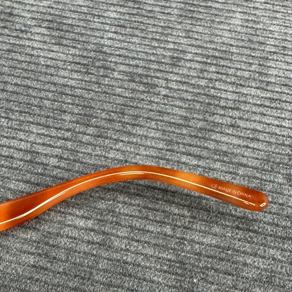 Crap Eyewear The Nudie Club Polarized Y2K Sunglasses Orange Tortoise Gold 52-20